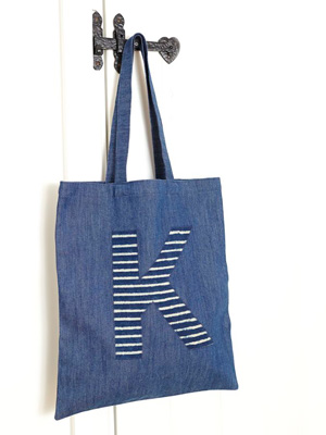 Personalised shopper bag - handmade bags - craft - allaboutyou.com