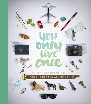 Lonely Planet 'You only live once' travel book - Top 10 Christmas travel gifts - Christmas gift ideas - country & travel - allaboutyou.com
