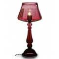 Ruby glass table lamp, Rockett St George - red and brown room decor ideas for winter - homes - allaboutyou.com