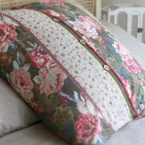 Cushion made from a floral scarf by Sophie Conran