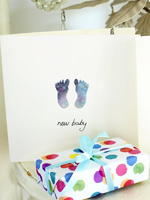 PP sept 12 make cute feet new baby card
