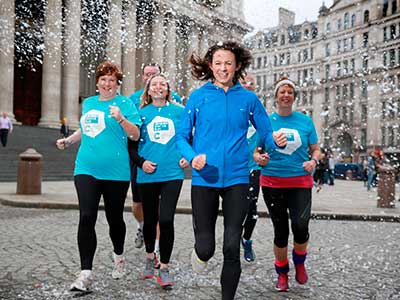 Jo Pavey & women running, London Winter Run - Get fit for charity: fundraising events - Diet & wellbeing - allaboutyou.com