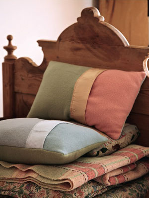 Blanket cushion covers
