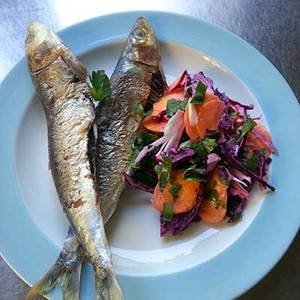 Cheap dinner recipes: sardines with crisp coleslaw recipe - Food and UK recipes to trust - allaboutyou.com