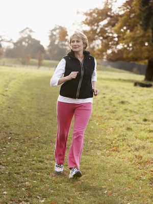 123 older woman walking - Get walking: the no-time walk - Exercise - Diet & wellbeing - allaboutyou.com