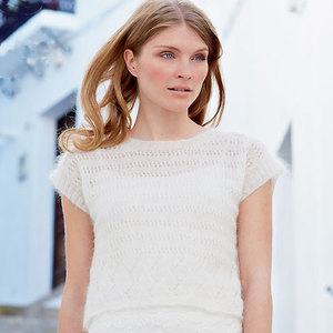 PR Rowan Divinity lace top to knit - Free knitting patterns - Craft - allaboutyou.com