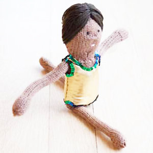Olympknits gymnast to knit - Toys to make - free knitting patterns - Craft ideas for kids - Craft - allaboutyou.com