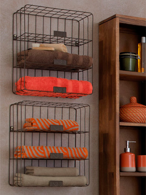 Wire frame towel holder from Next - bathroom storage - homes - allaboutyou.com
