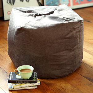 Faux-suede beanbag - free sewing patterns - craft - allaboutyou.com