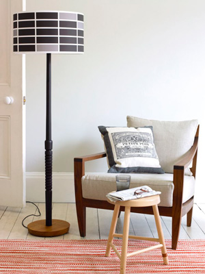 Modern floor lamp retro chair - furniture restoration - craft - allaboutyou.com