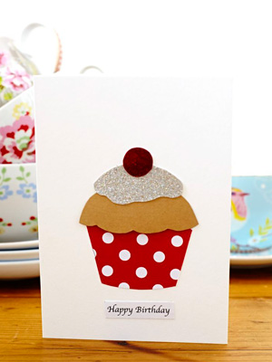 Cupcake birthday card to make - Handmade cards - craft - allaboutyou.com