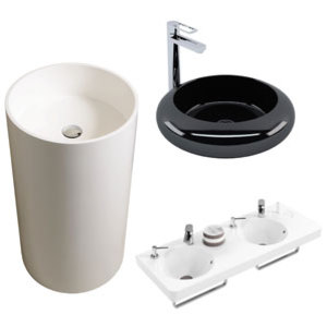 Montage of bathroom sinks - Three of the best: bathroom sinks - Homes - allaboutyou.com