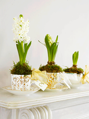 Flowering teacups - handmade gifts - craft - allaboutyou.com