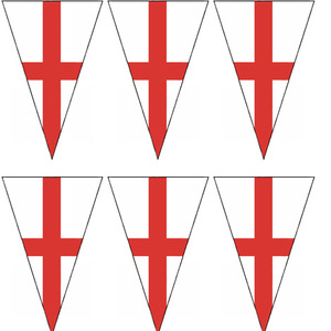 123 mini triangular England flag free World Cup bunting to print - Craft - allaboutyou.com