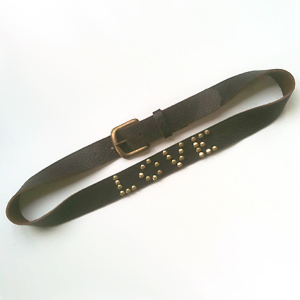 aay 'love' studded leather belt to make - Fashion makes - Craft - allaboutyou.com