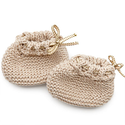 baby's booties to knit, from The Knitting Book