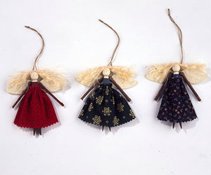 Clothes-peg angel Christmas decorations to make - Christmas decorations to make - Craft - allaboutyou.com