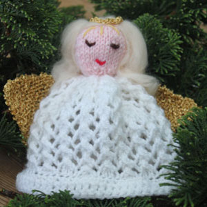 Knitted angel - Make a knitted Christmas angel - Christmas decorations to make - Craft - allaboutyou.com