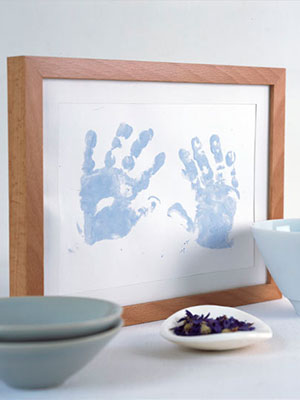 Make framed handprint art - handmade pictures - craft ideas - craft - allaboutyou.com