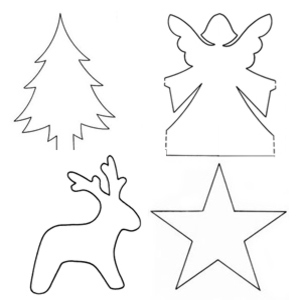 free Christmas craft templates - Christmas craft - allaboutyou.com