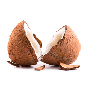 broken-open coconut - Crack open the health secrets of coconuts - Healthy eating - Diet & wellbeing - allaboutyou.com