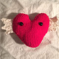 Heart to knit - Knit a fluffy fluttering heart: free knitting pattern - Craft - allaboutyou.com