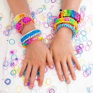 123 loom bands being worn - Get started with loom bands - Craft - allaboutyou.com