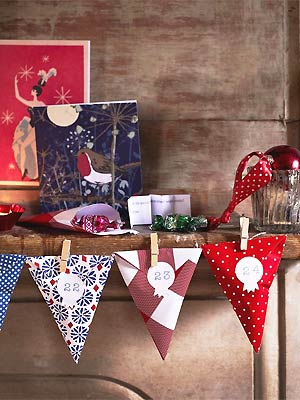 CL make advent bunting - Christmas craft ideas - Advent calendars to make - Craft - allaboutyou.com