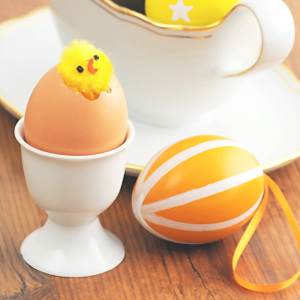 Getty - fluffy chick in eggshell - Make a last-minute Easter chick and egg decoration - Craft - allaboutyou.com