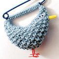 bluebird brooch from Mixed Media Jewellery book - Make a bluebird brooch - Free crochet and knitting patterns - Craft - allaboutyou.com