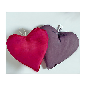 Love heart lavender bags - Sew love-heart lavender bags - Craft - allaboutyou.com