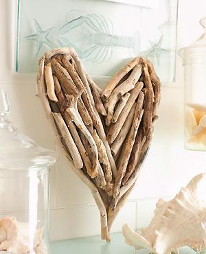 seashore makes: Make a driftwood heart - Craft - allaboutyou.com