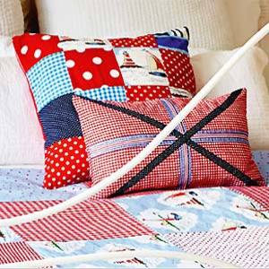 PP apr13 patchwork cushion to sew - Sew a pretty patchwork cushion - Sewing for the home - Craft - allaboutyou.com