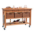 Wooden butchers trolley, John Lewis - kitchen storage - home accessories - allaboutyou.com