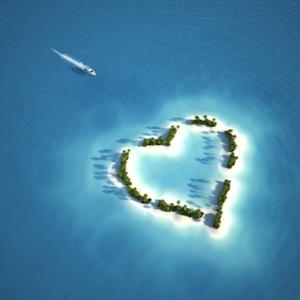 123 boat and heart-shaped island: romantic holidays