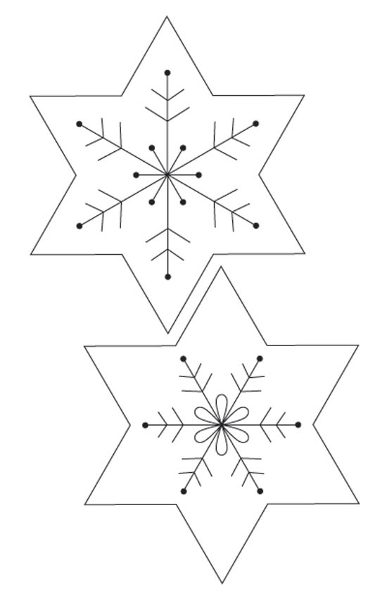 Download Christmas Decorations Felt Snowflake Christmas Garland Free Christmas Sewing Pattern Allaboutyou Com SVG Cut Files