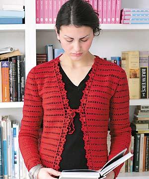lacy-edged cardigan to crochet - Crochet a lacy-edged cardigan: free crochet pattern - Craft - allaboutyou.com