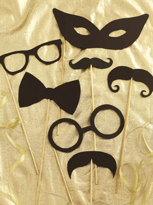 Paper party disguises - Make easy party disguises - Craft - allaboutyou.com