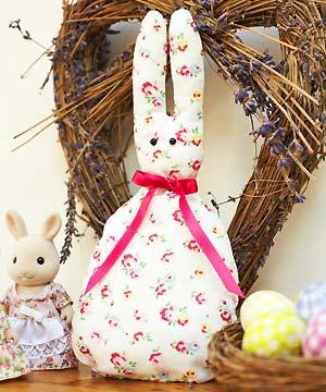 Sew an Easter bunny: free sewing pattern - Easter craft ideas - Craft - allaboutyou.com