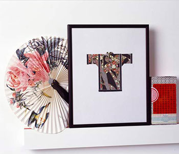 Make a Japanese-style kimono picture - craft ideas - craft - allaboutyou.com