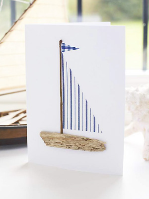 PP make a sailing boat card