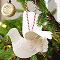 Paper dove Christmas tree decoration to make - Christmas decorations to make - Christmas craft ideas - Craft - allaboutyou.com