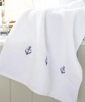 cross-stitch towel to sew