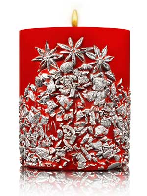 Acqua di Parma Silver Gems candle - winter scented Christmas candles - home accessories - homes - allaboutyou.com