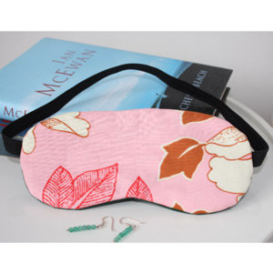 Sleepmask to sew, resting on a book - Sew a pretty sleep mask: free sewing pattern - Fashion makes - Craft - allaboutyou.com