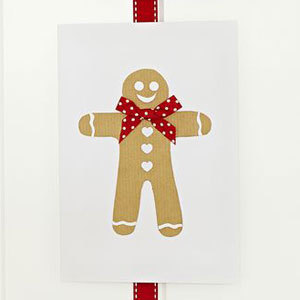 Gingerbread man Christmas card to make - Christmas cards to make - Christmas craft ideas - Craft - allaboutyou.com