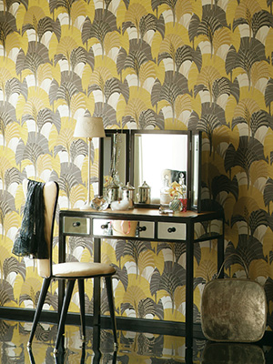 Retro wallpaper, Harlequin - bedroom decorating ideas - home decor ideas - homes - allaboutyou.com