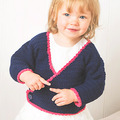 PR Deramore crochet pattern: little girl's wrap cardigan - Free crochet patterns - Craft - allaboutyou.com