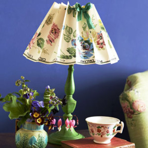 make a lampshade from wallpaper - Home makes - Craft - allaboutyou.com