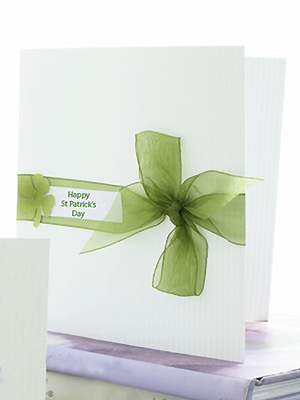 PP afw edit Make a St Patrick's Day shamrock card - Make your own cards - Craft - allaboutyou.com